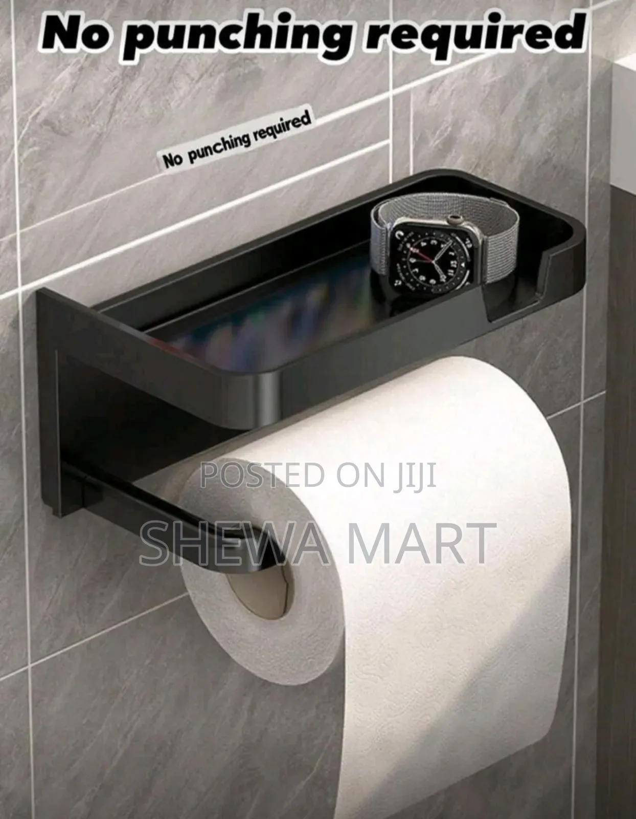 Beautiful, Practical, Easy to Install, No Drilling Required Bathroom