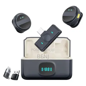 Photo - Sx21 Wireless Lavalier Mic Stable Upto 30 Meters | Anc Clear Recording