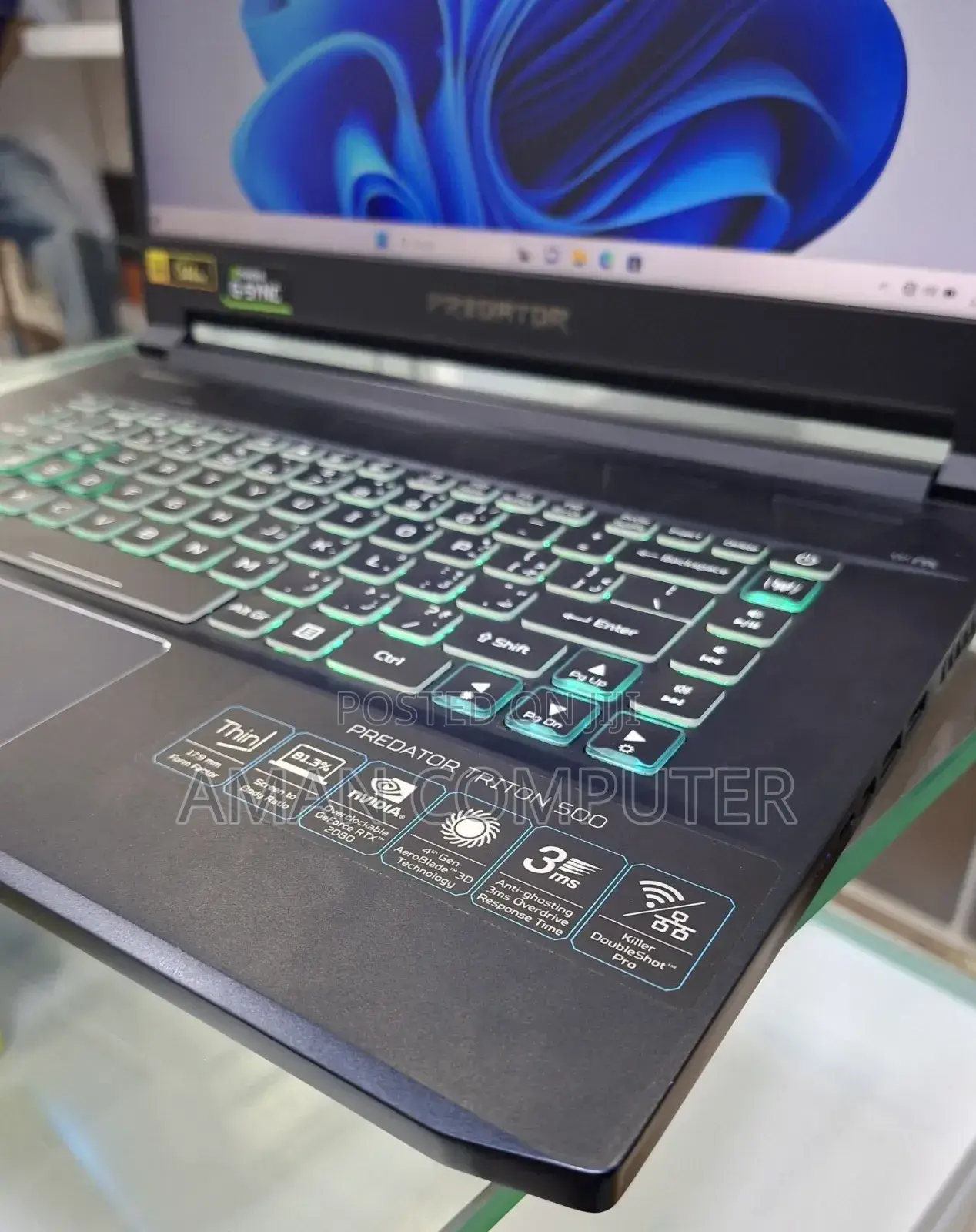 New Laptop Acer Predator Helios 300 16GB Intel Core I7 SSD 1T