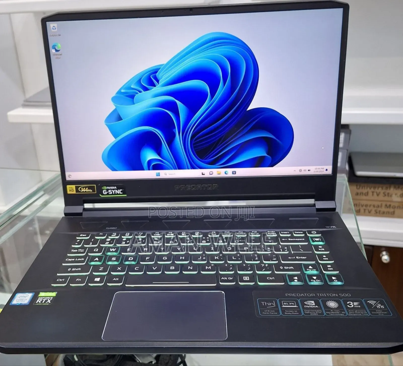 New Laptop Acer Predator Helios 300 16GB Intel Core I7 SSD 1T