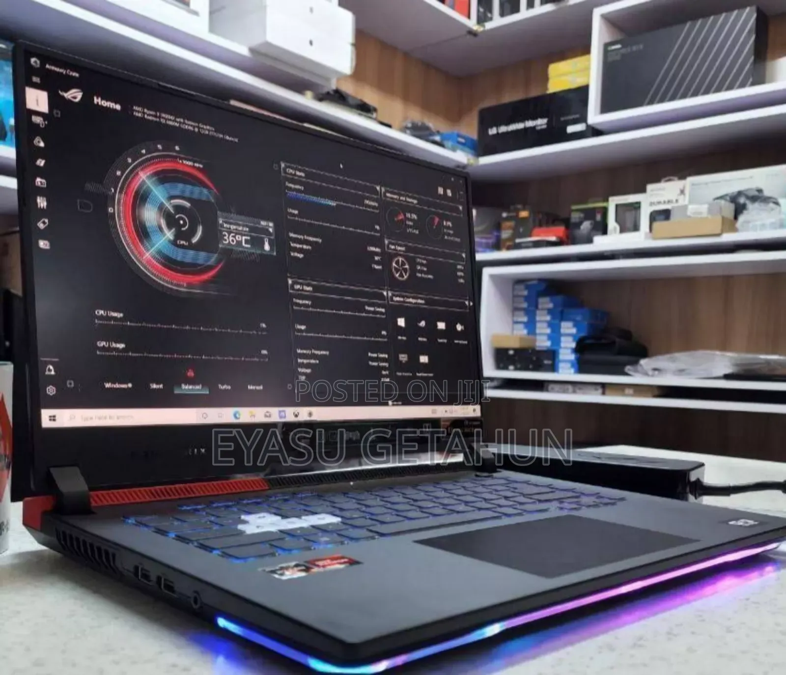 New Laptop Asus ROG Strix G15 16GB AMD Ryzen 9 SSD 512GB