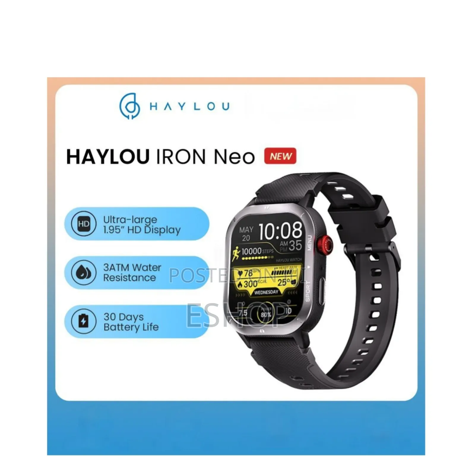 Haylou Iron Neo: More Than a Watch, It's Your Assistant