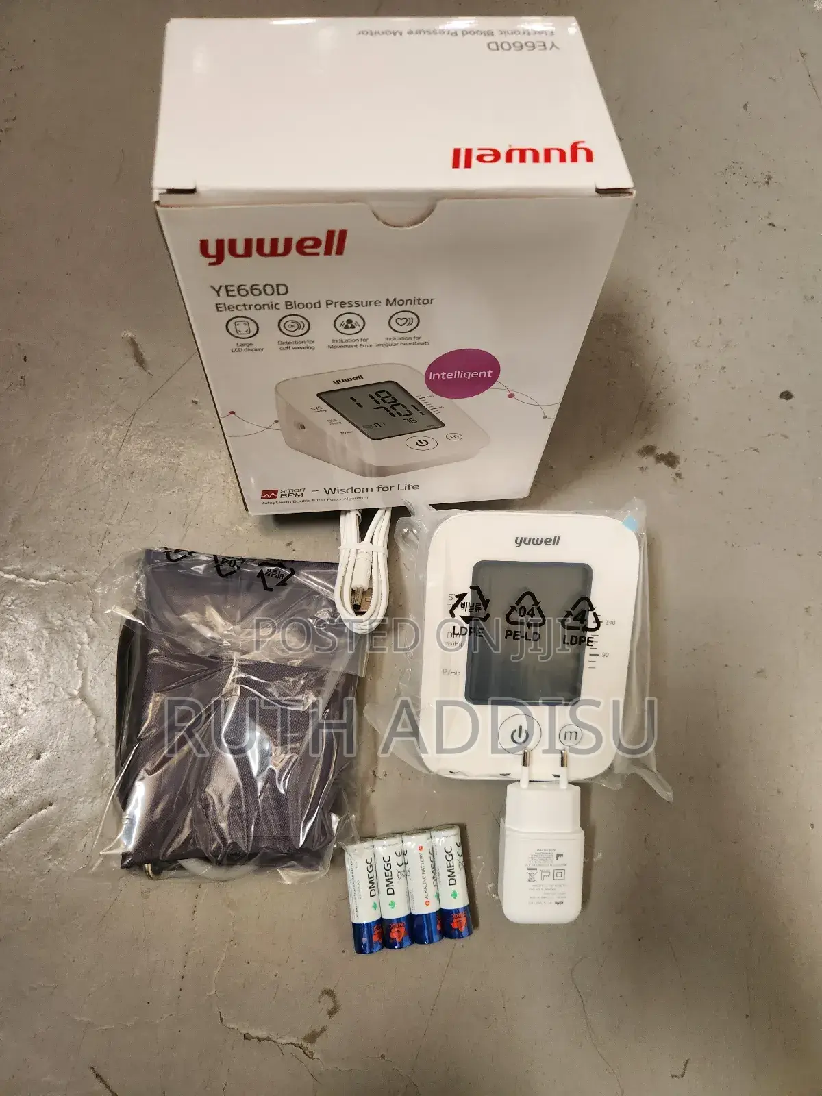 Yuwell Model Ye660d Digital Blood Pressuer Monitor瘨我digit Bp Monitor