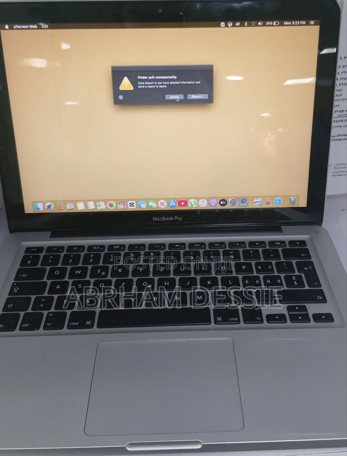 Laptop Apple MacBook Pro 2012 8GB Intel Core I5 SSD 1T