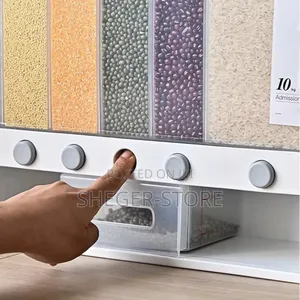 Multiple Dispenser for Cereals Grains and PulsesKitchen Storage Tank