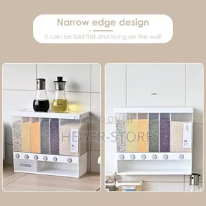 Multiple Dispenser for Cereals Grains and PulsesKitchen Storage Tank