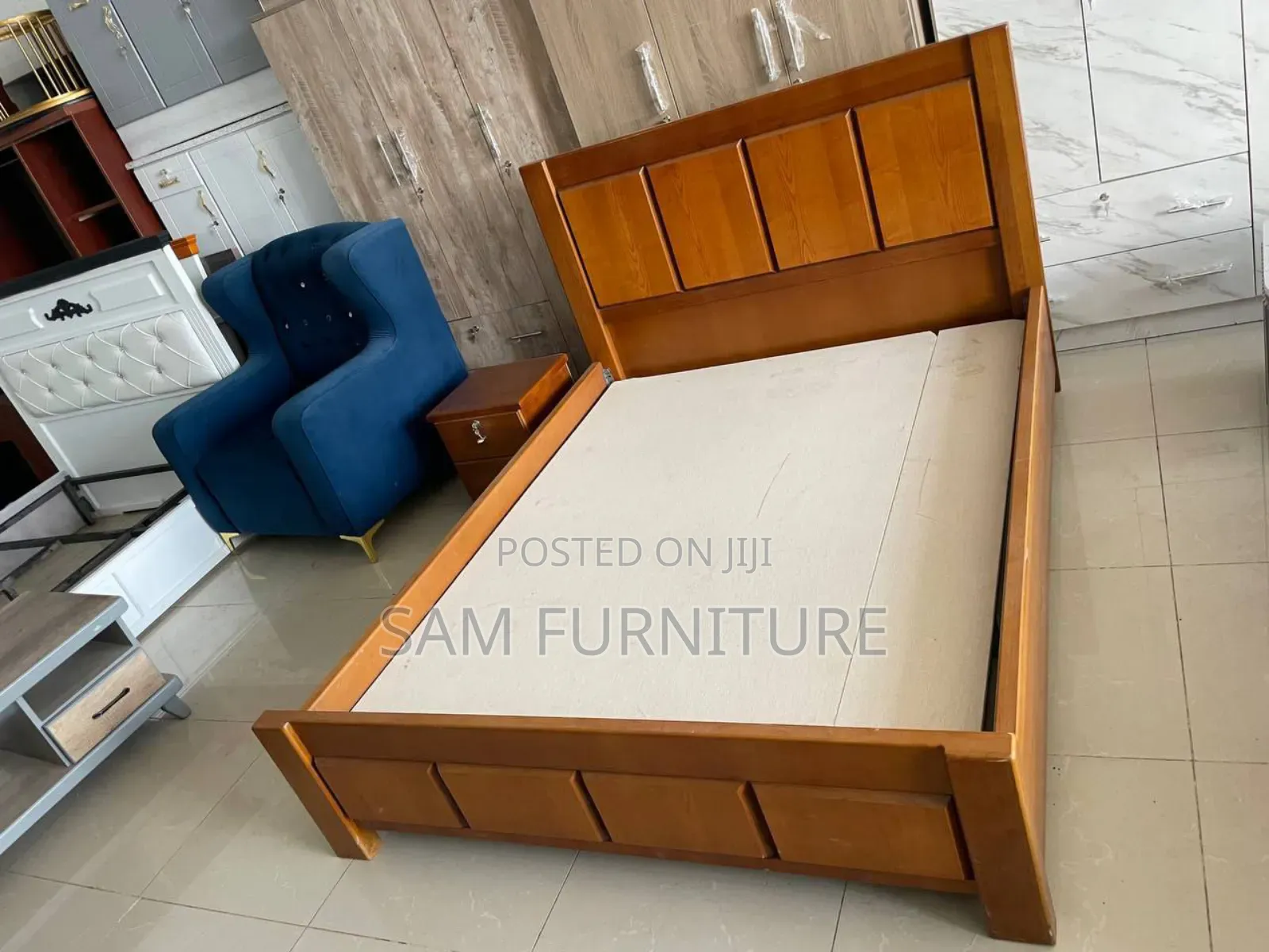 በዋንዛ የተሰራ አልጋ