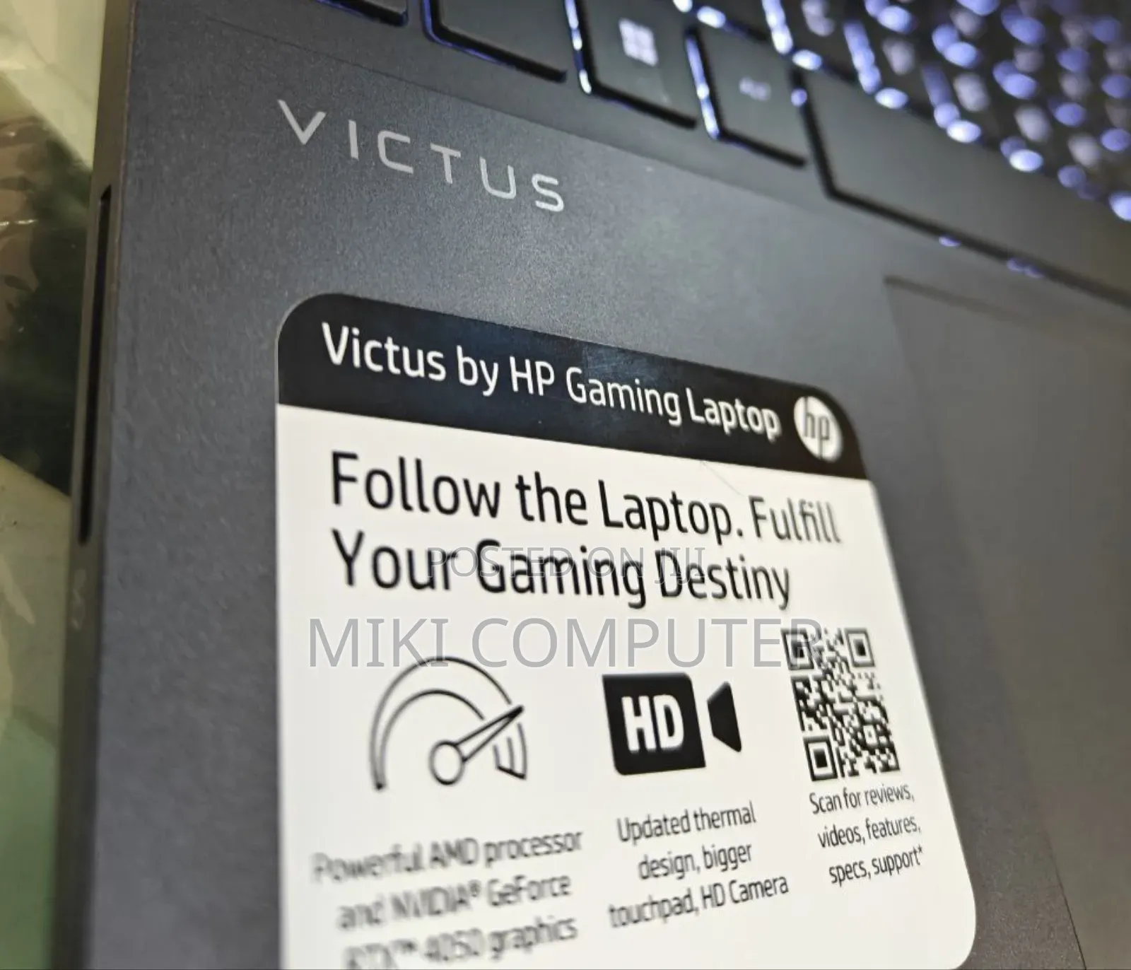New Laptop HP Victus 16 16GB AMD Ryzen 5 SSD 512GB