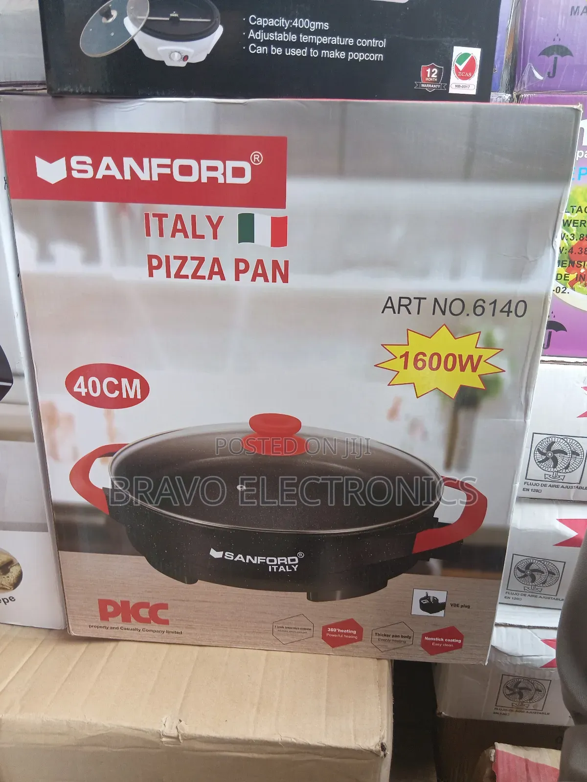 Sanford Pizza Pan 40cm – Italian Power Perfect Crispy Crust! 