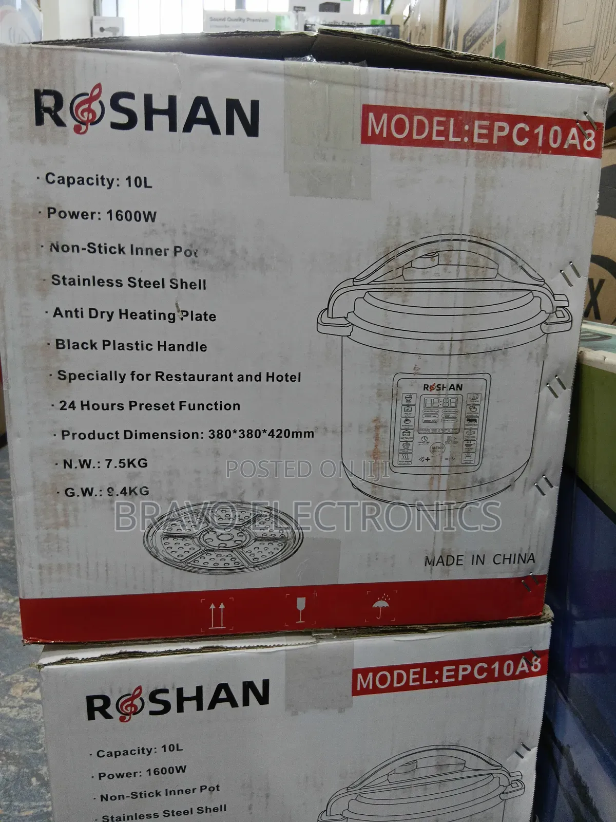 Roahan Pressure Cooker 10 Liter