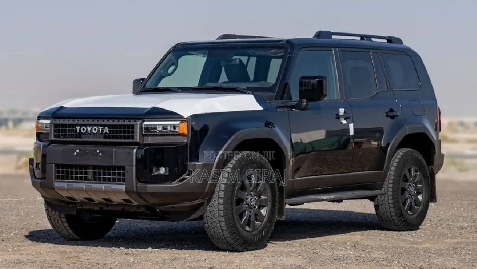 New Toyota Land Cruiser Prado 2.4 Hybrid 2025 Black