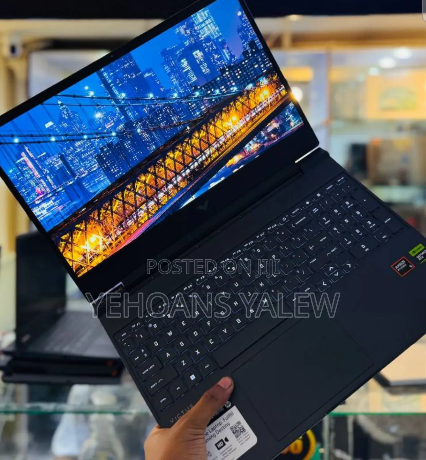 New Laptop HP Victus 15 24GB AMD Ryzen 5 SSD 512GB