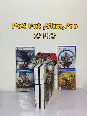 Photo - Ps4 Fat Slim Pro Amd Ps Games