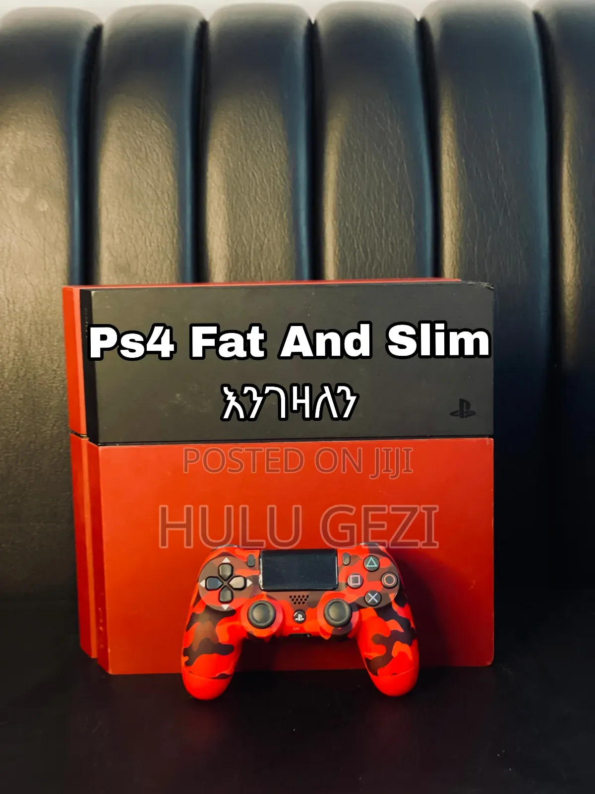 Red Ps4 Fat Ans Slim