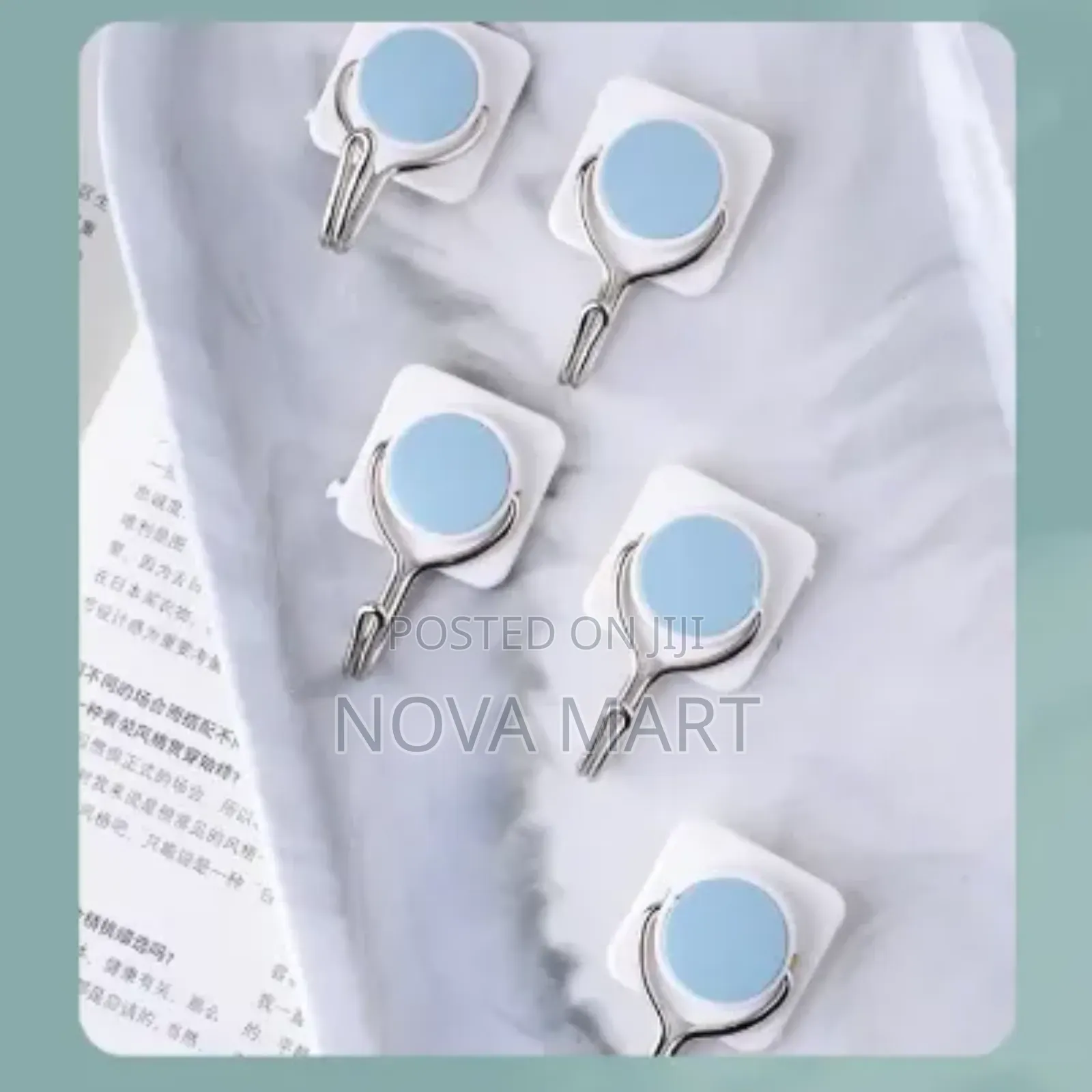 Wall Mounted Strong Adhesive 5 PCS Hanging Hook