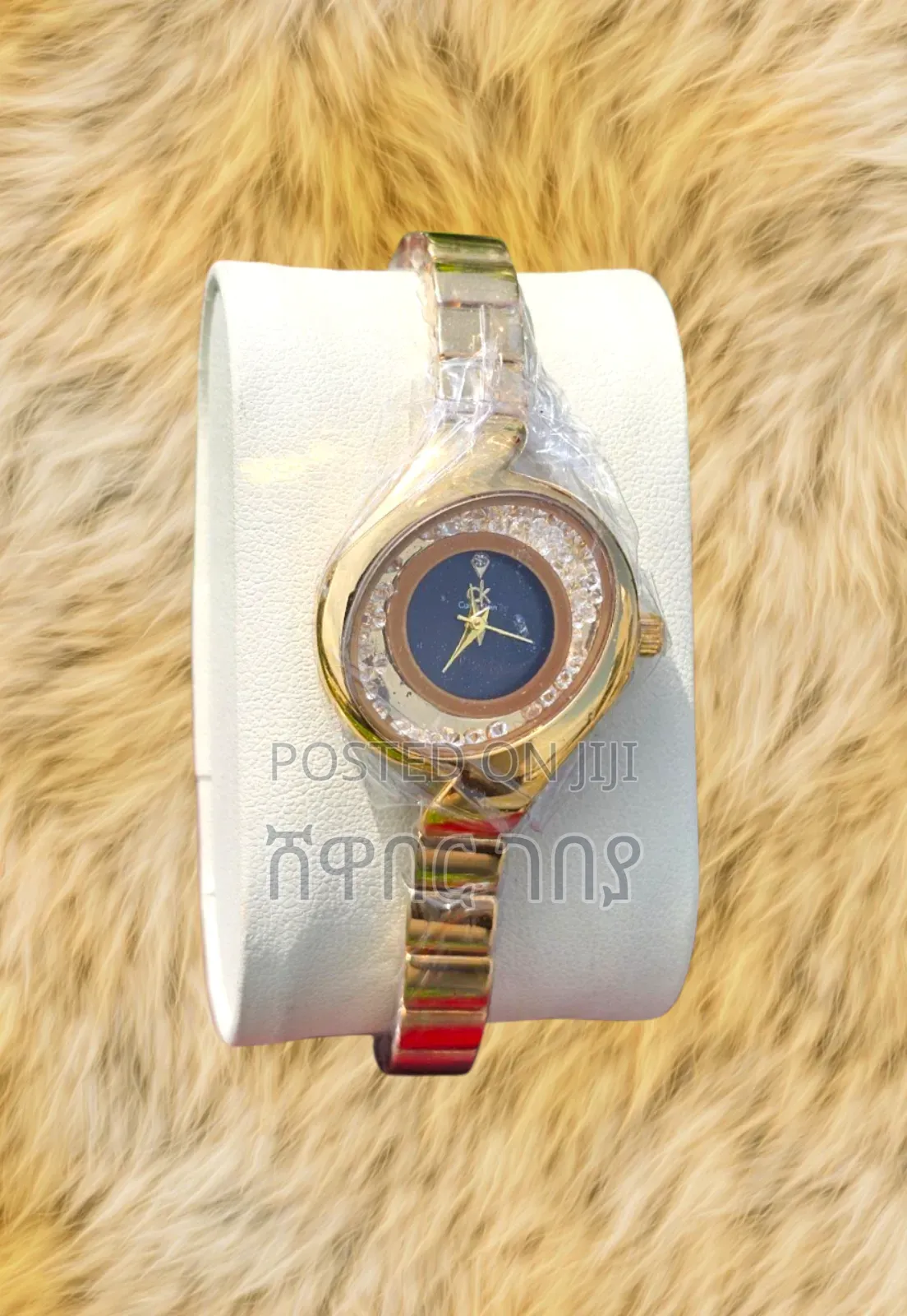 GLD Toned Calvin Klein With Black and Golden Dial