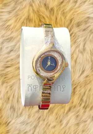 GLD Toned Calvin Klein With Black and Golden Dial