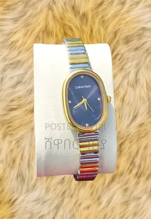 Calvin Klein Women's Two-Tone Watch With Emerald Green and Black Dial