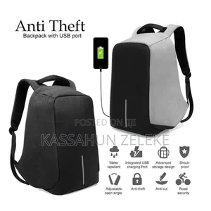 Photo - Anti-Theft Backpack With Usb Charging Port