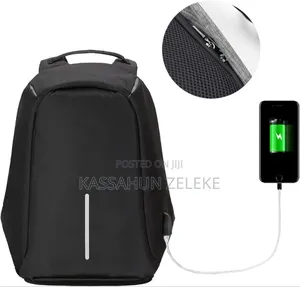 Anti-Theft Backpack With Usb Charging Port