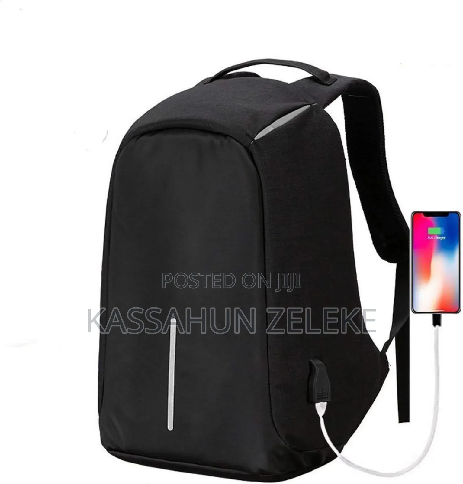 Anti-Theft Backpack With Usb Charging Port