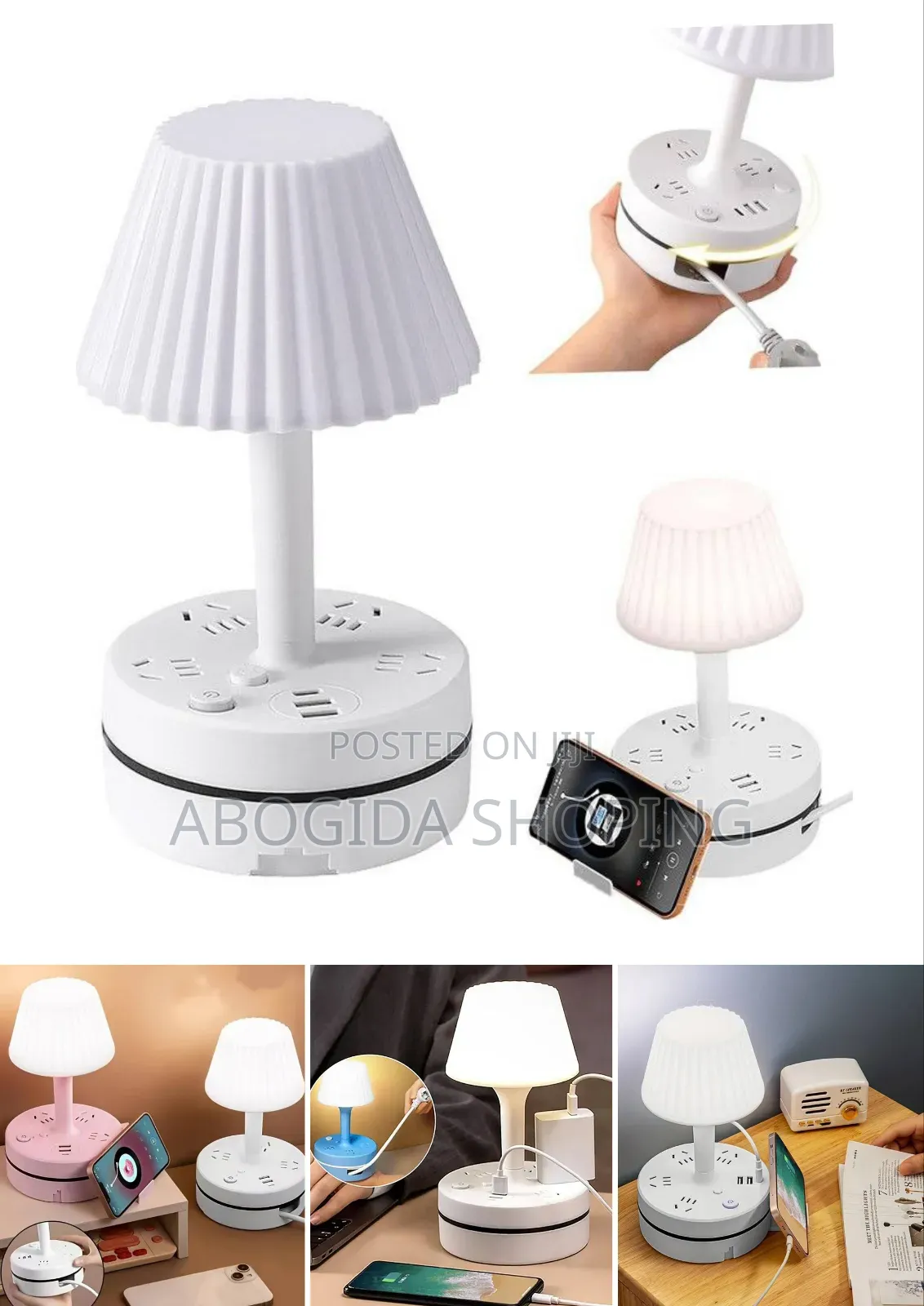 All in One Table Lamp Socket