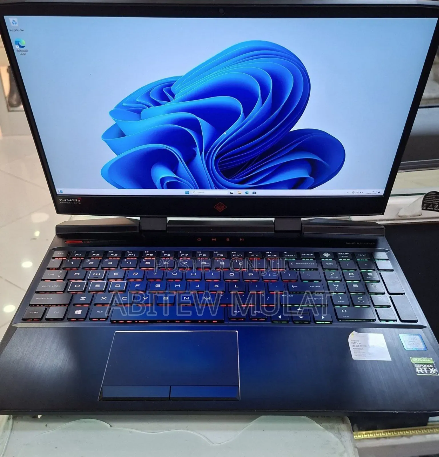 New Laptop HP Omen 15 16GB Intel Core I7 SSD 512GB