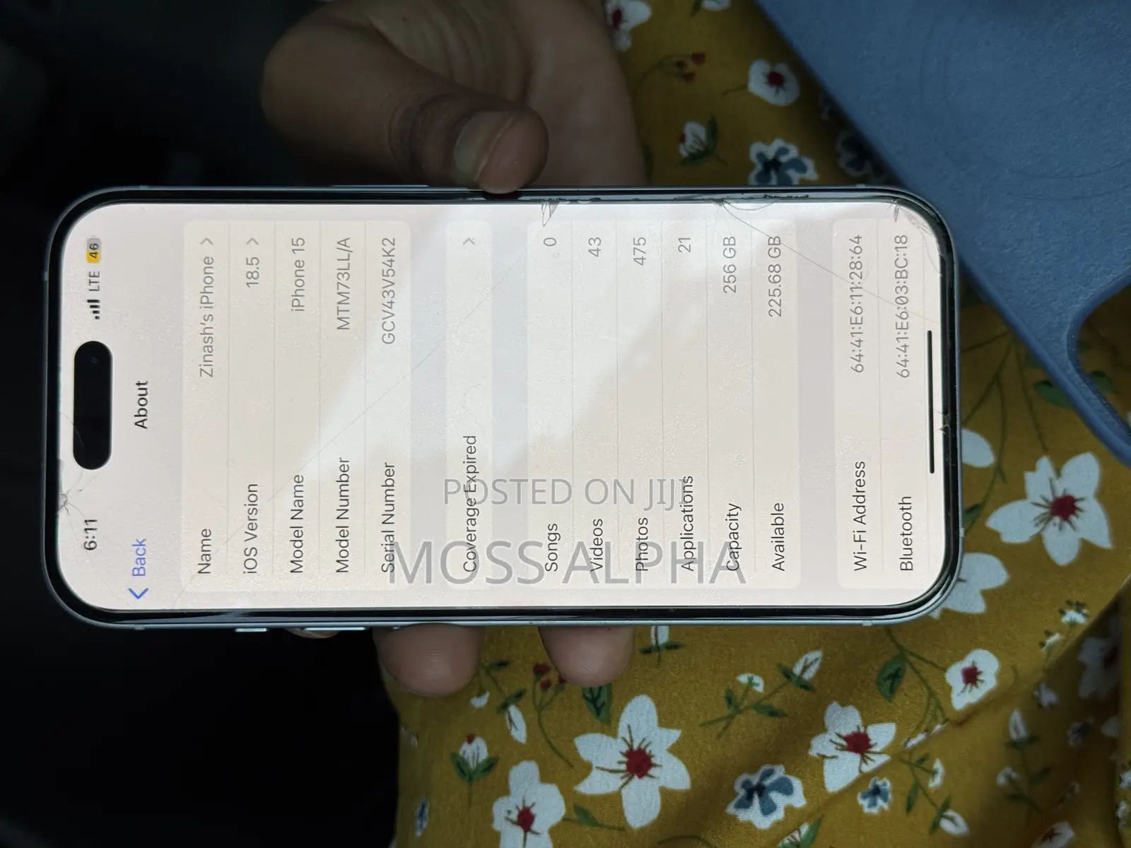 Apple iPhone 15 256 GB White