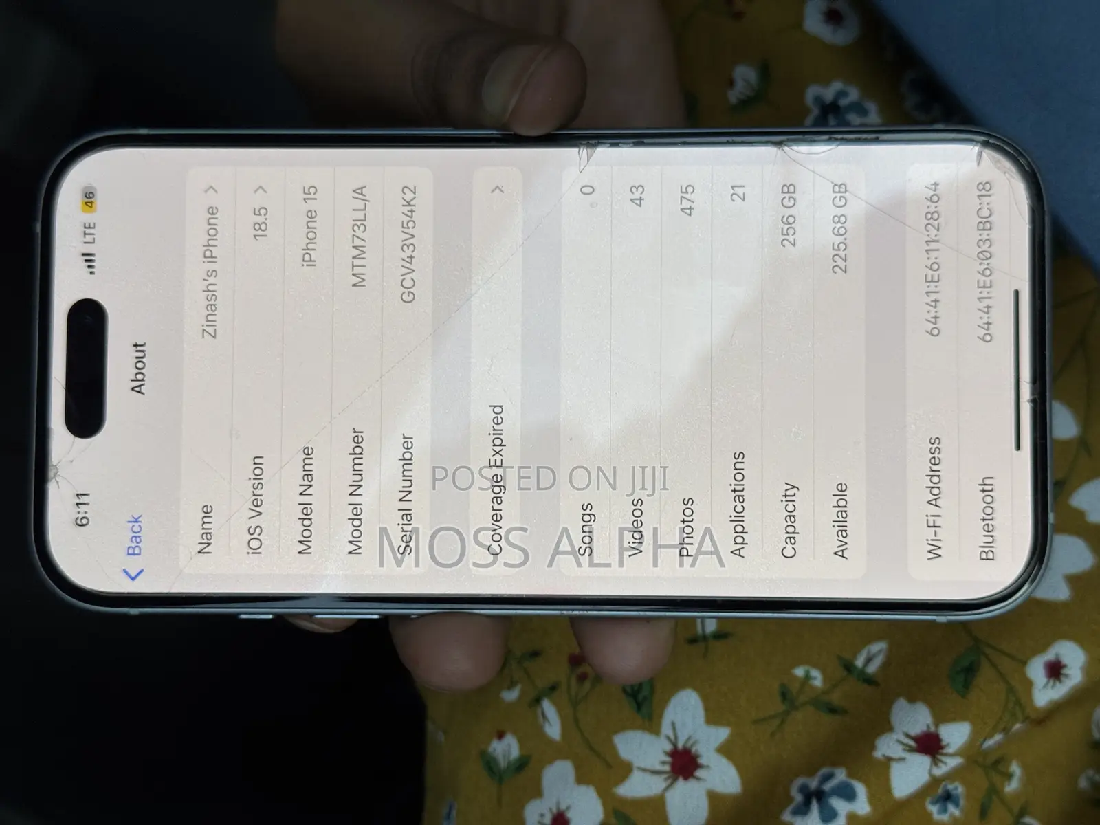 Apple iPhone 15 256 GB White