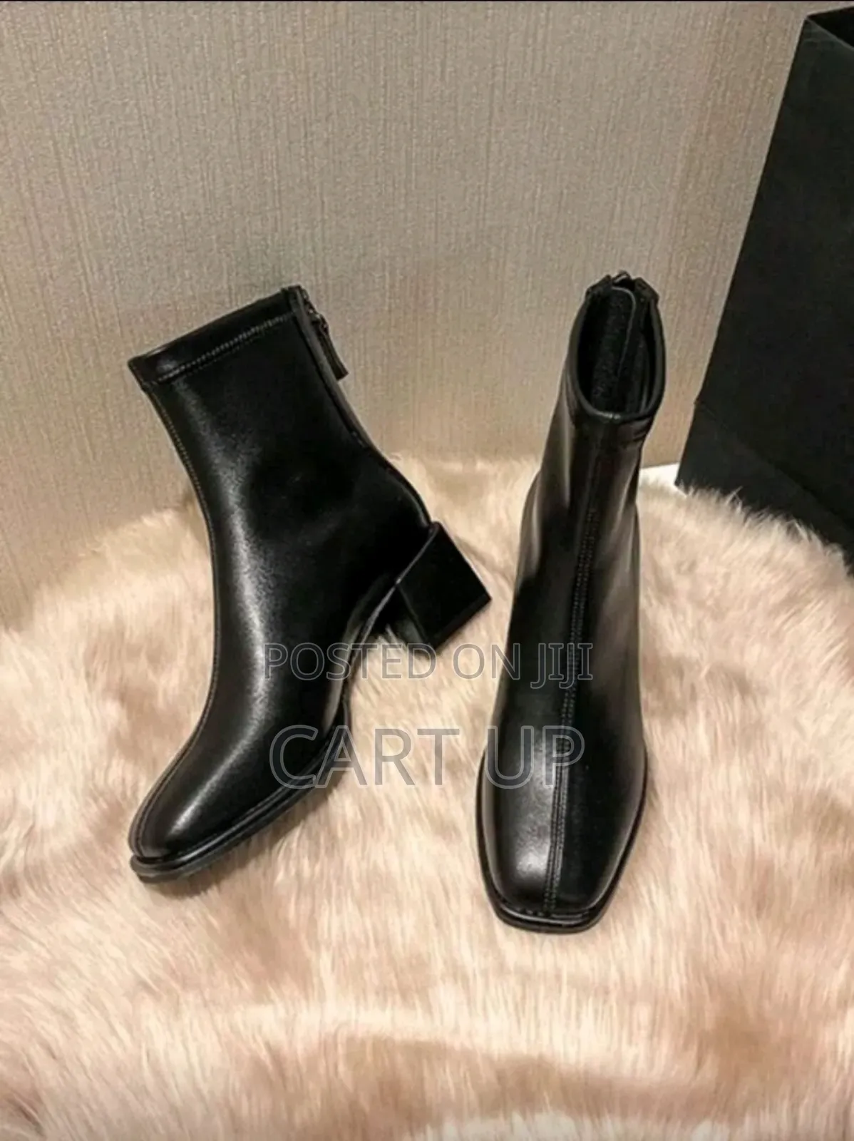 Thick Heel Ankle Boots