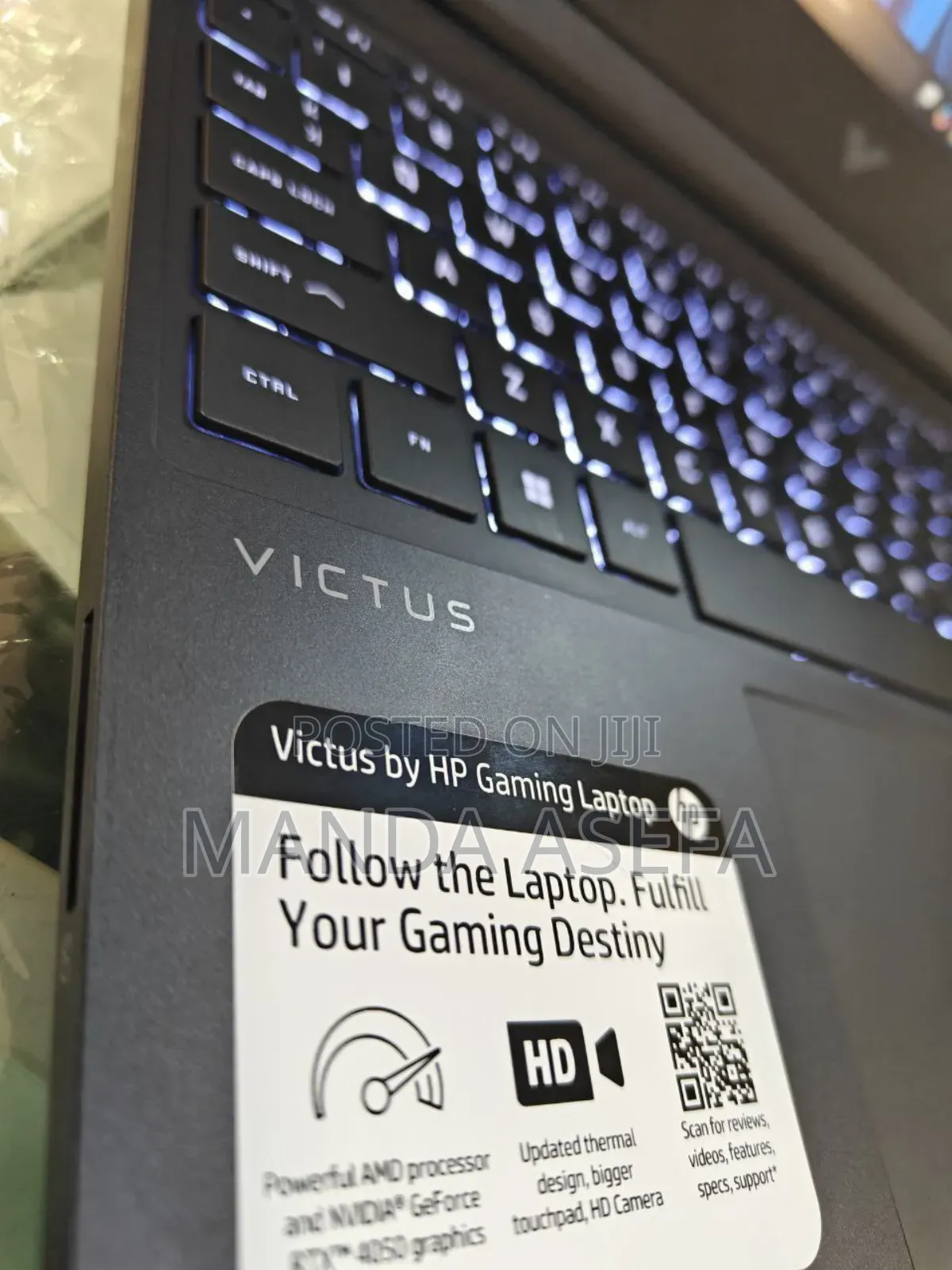 New Laptop HP Victus 15 16GB AMD Ryzen 7 SSD 512GB