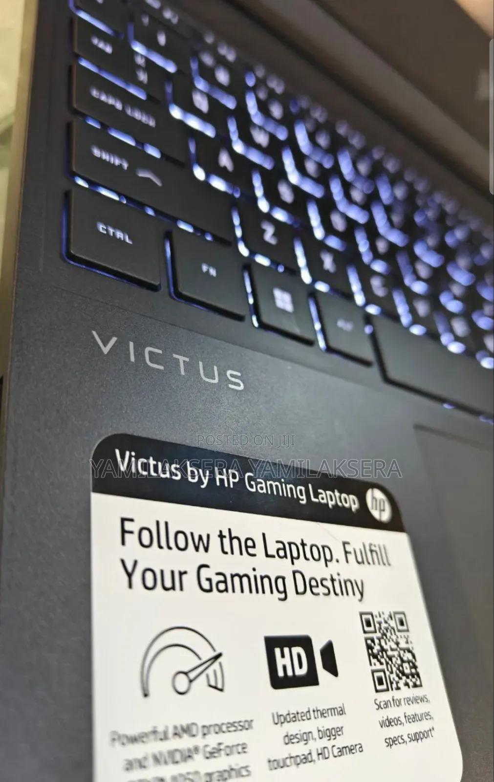 New Laptop HP Victus 15 16GB AMD Ryzen 7 SSD 512GB