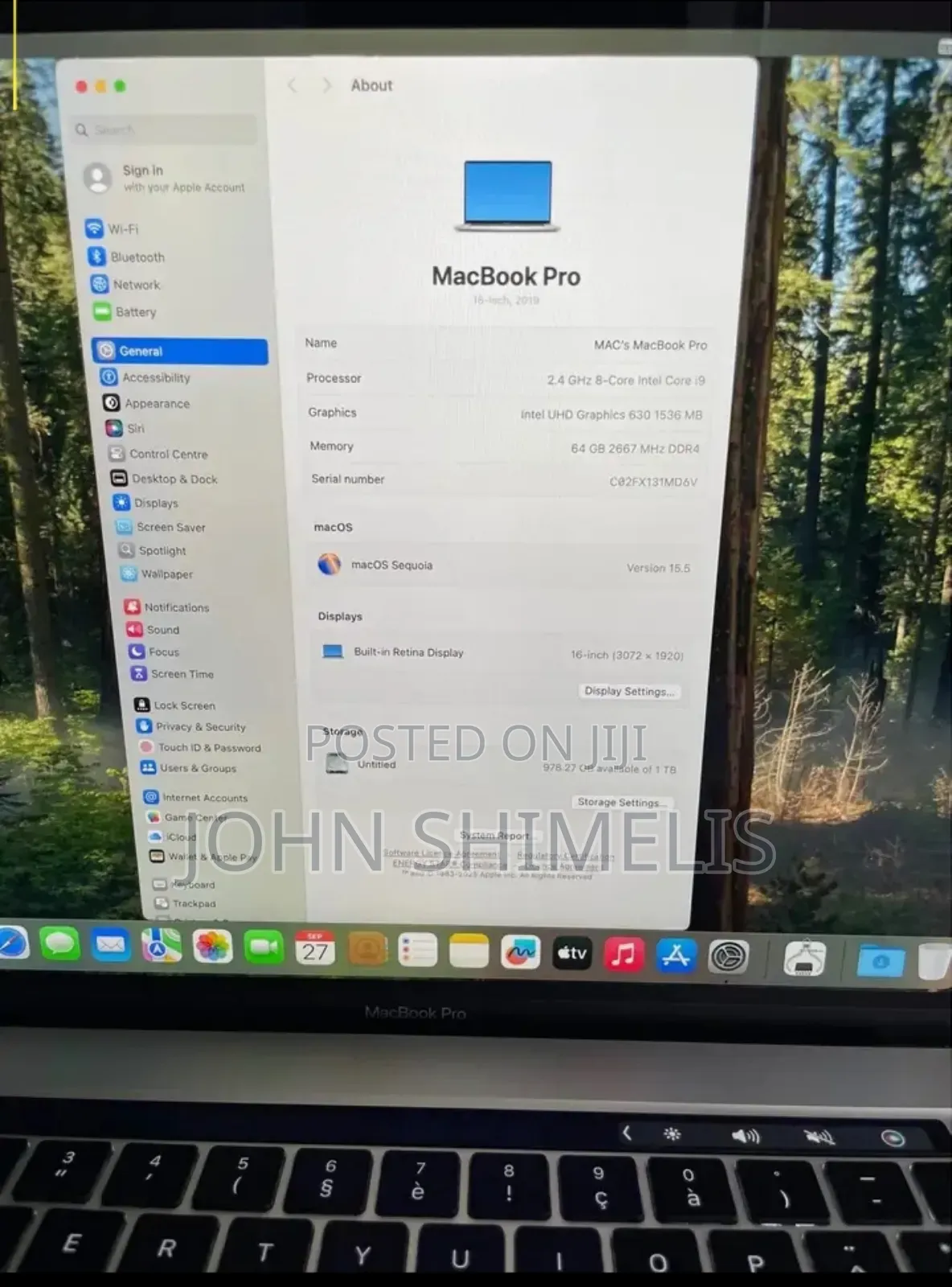New Laptop Apple MacBook Pro 2019 64GB Intel Core i9 SSD 1T