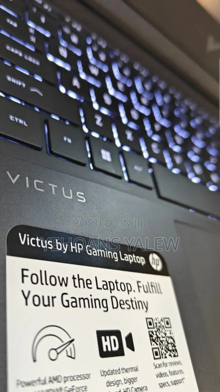 New Laptop HP Victus 15 16GB AMD Ryzen 7 SSD 512GB