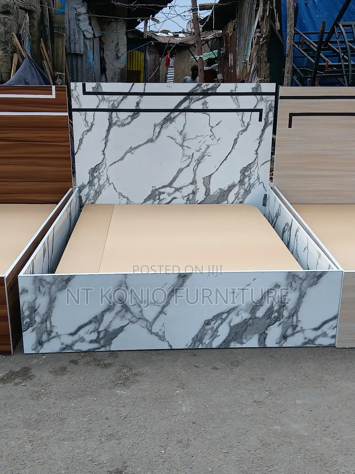 1.50 ሜትር Laminet አልጋ(Bed)