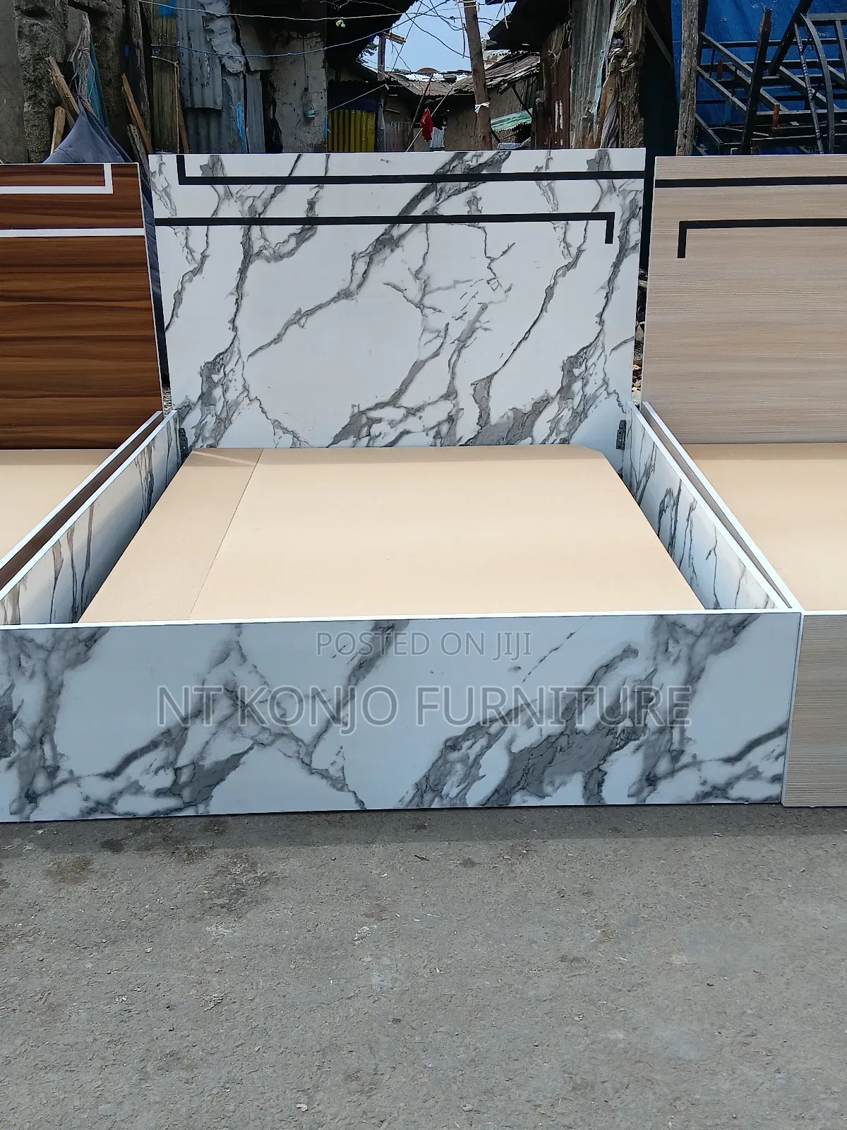 1.50 ሜትር Laminet አልጋ(Bed)