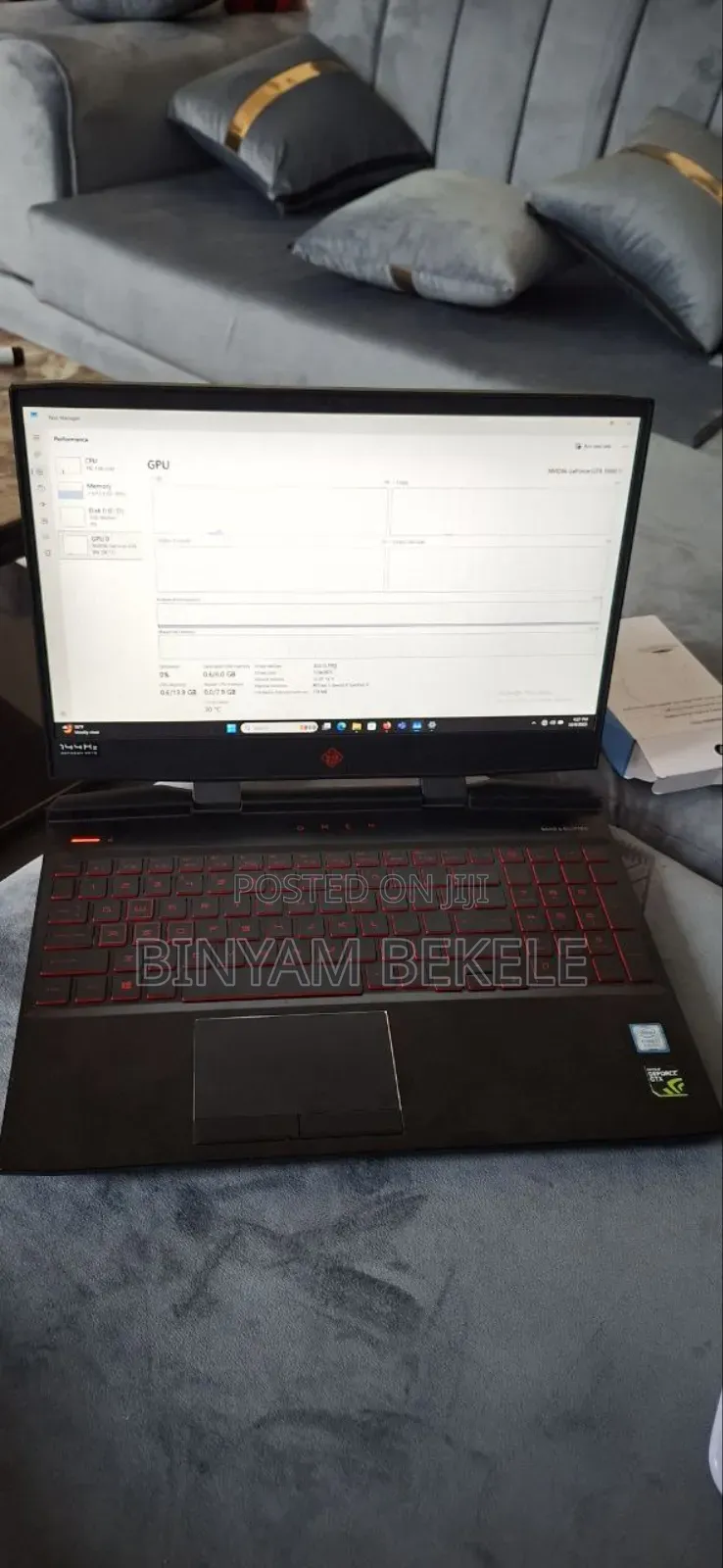 New Laptop HP Omen 17 16GB Intel Core I7 SSD 512GB