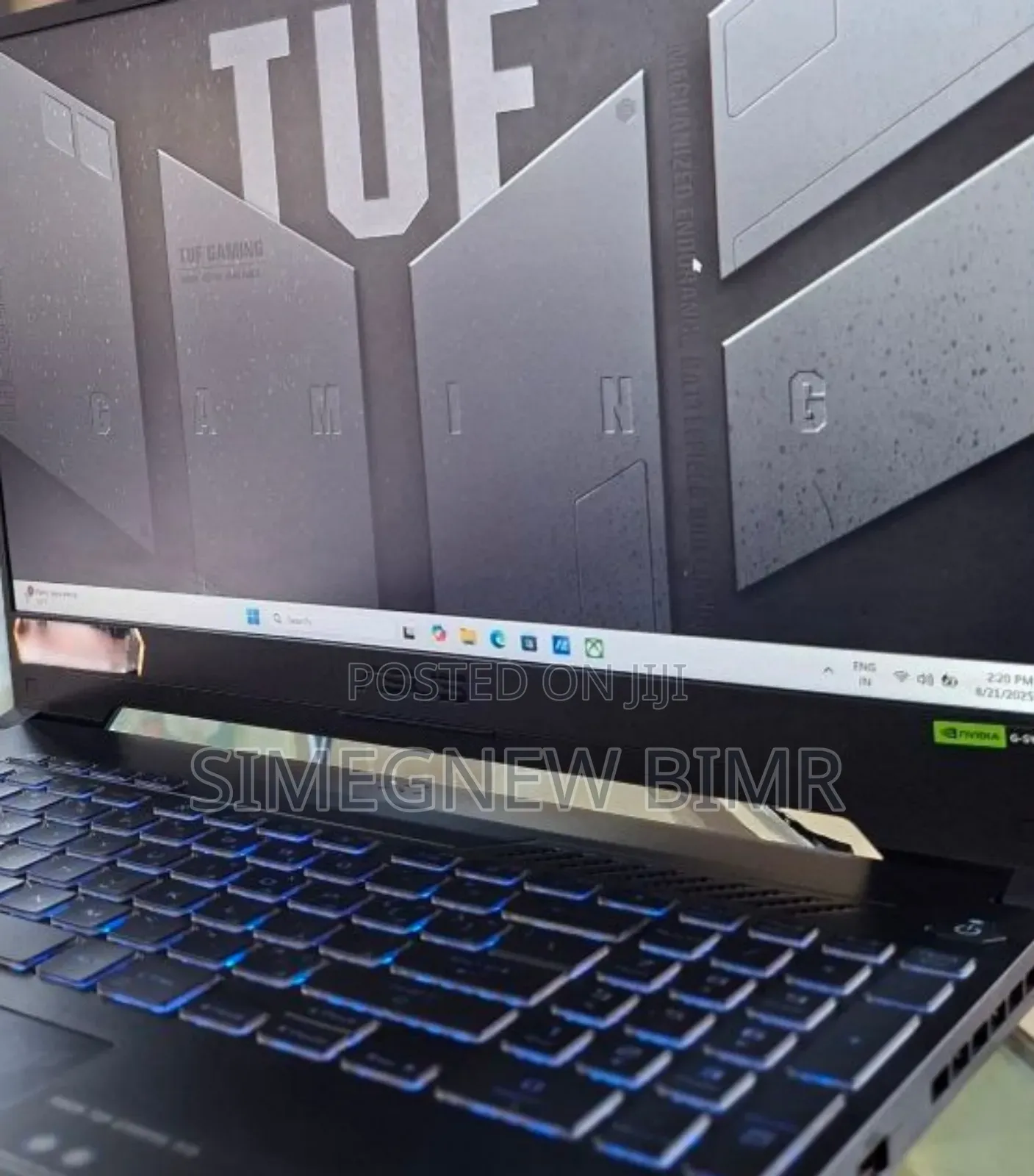 New Laptop Asus TUF Gaming A15 16GB AMD Ryzen 7 SSD 512GB