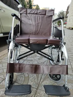 Folding Waterproof Disabled Wheelchair畛፮toilet Wheelchair።፨Wheelchair