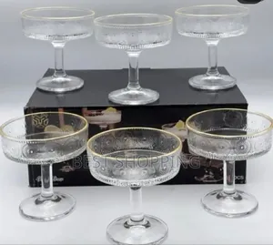 Photo - 6 Piece Ice Cream Glass Cup and Fruit Mix Cup
የአይስ ክሬም የፍሩት ፓንች ብርጭቆ