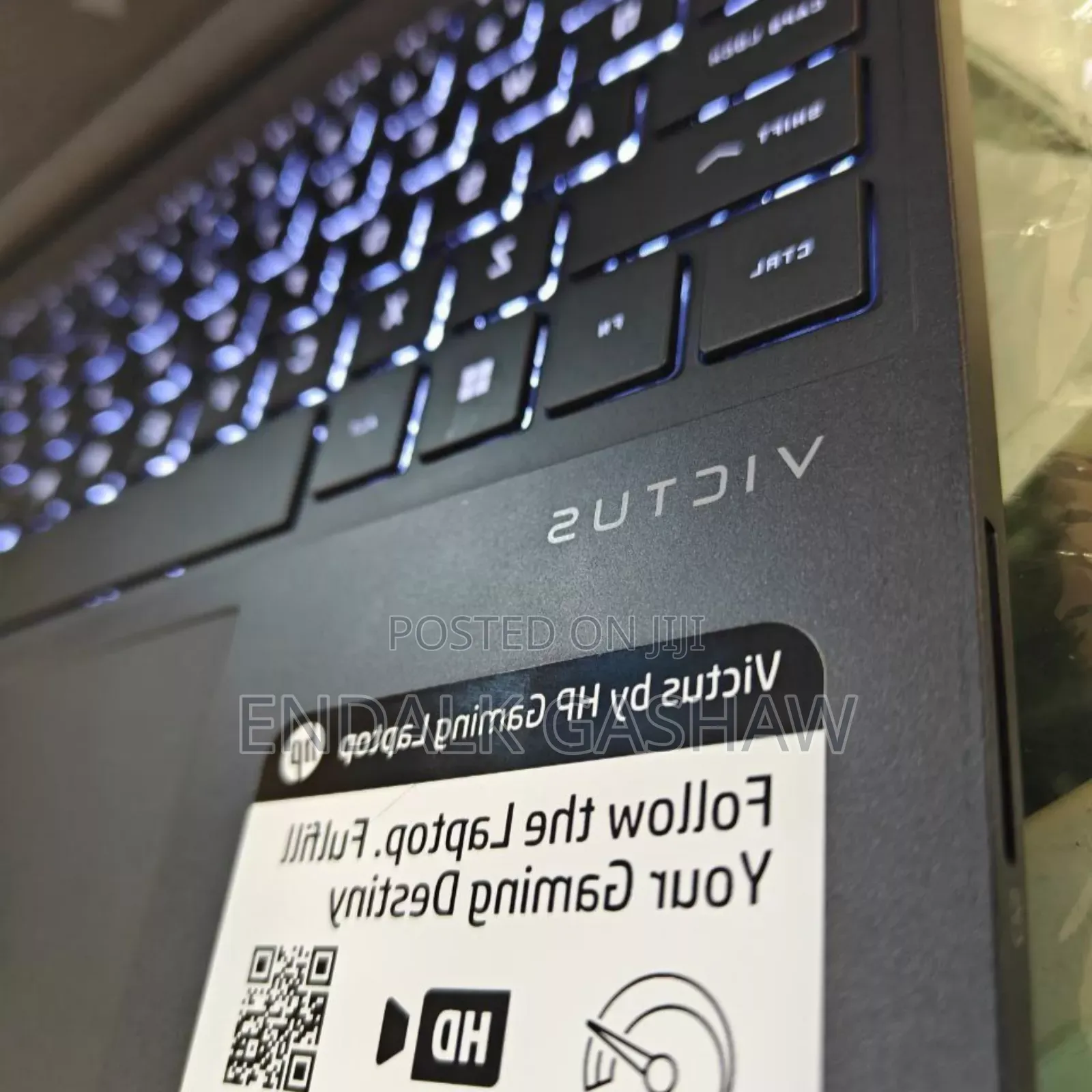 New Laptop HP Victus 15 16GB AMD Ryzen 7 SSD 512GB