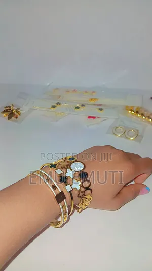 Necklace, Earrings, Bracelets