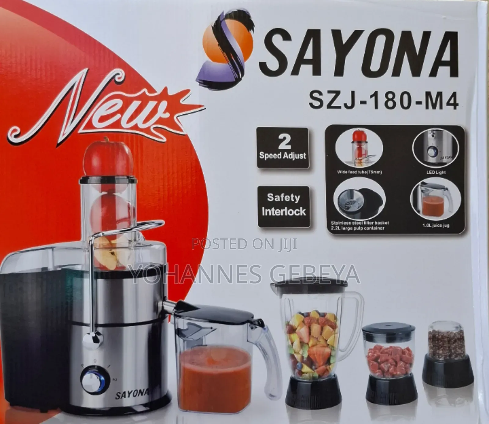 Sayona 4 in 1 Juicer