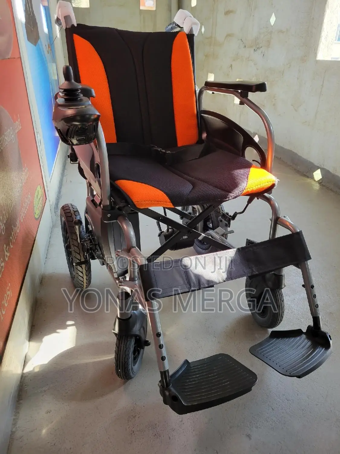 Practical Electric Wheelchair, Polymer Lithium Ion Battery 20ah