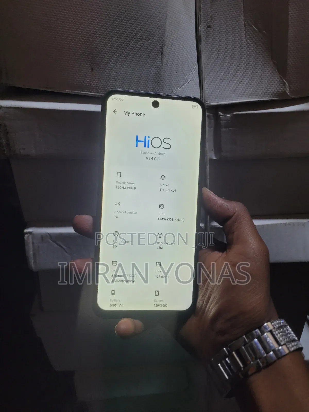 Tecno Pop 9 128 GB Black