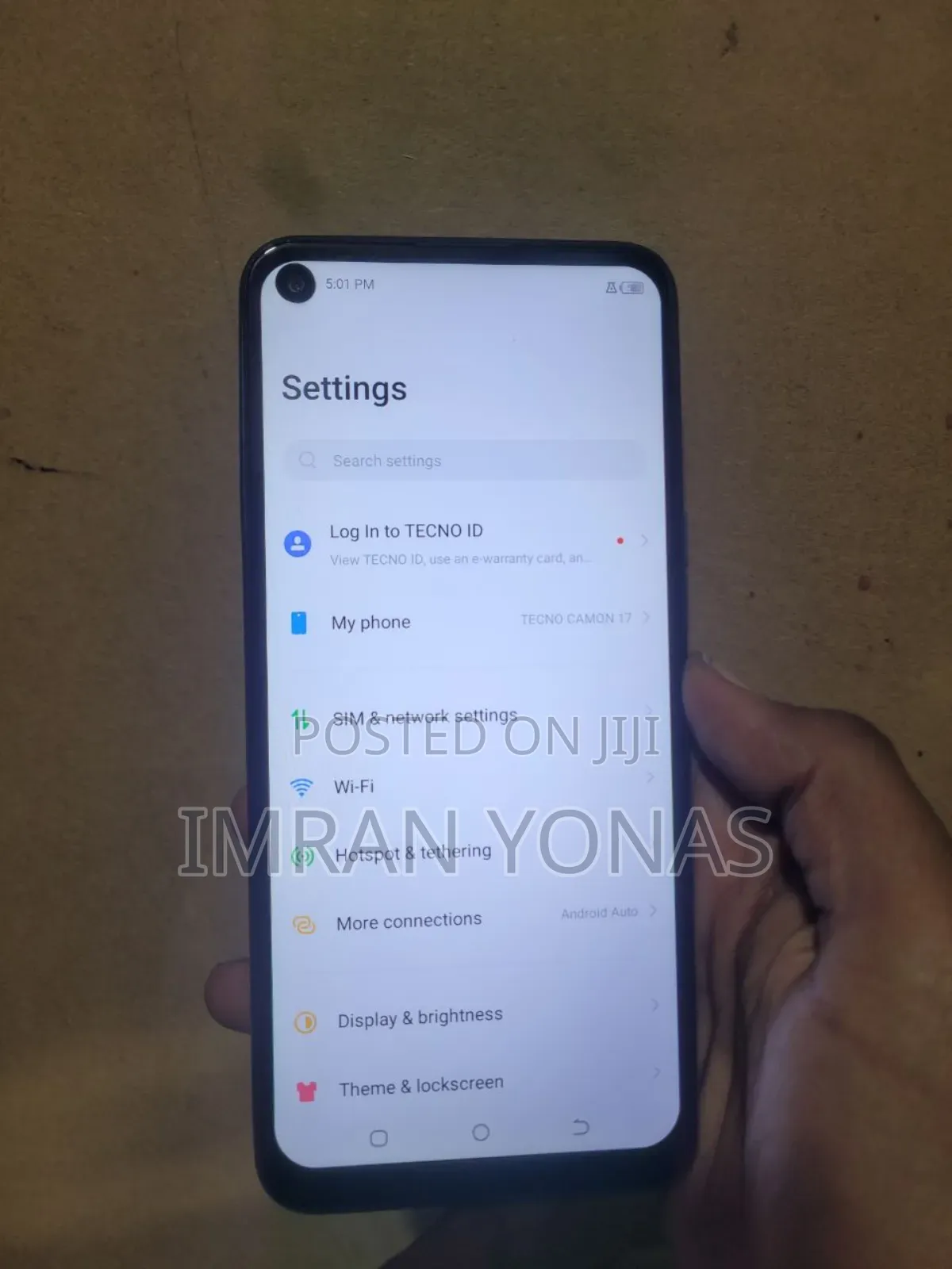 Tecno Camon 17 128 GB Black