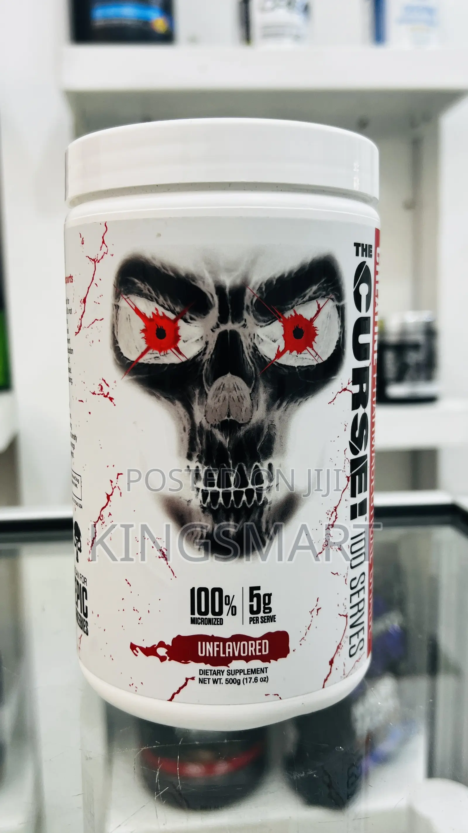 100% Micronized and Pure 500gm the Curse Creatine From JNX Sports