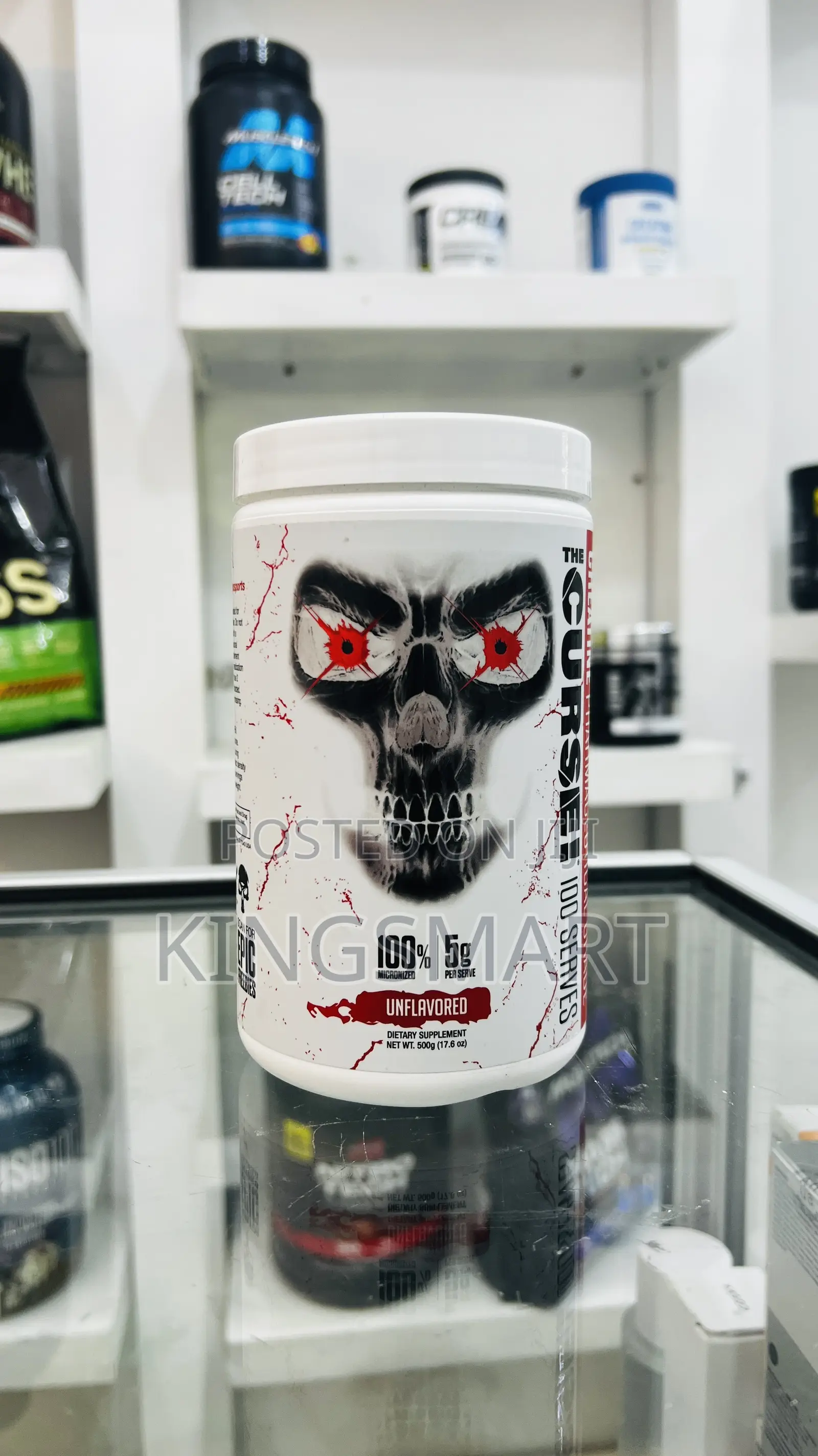 JNX Sports the Curse 500gm and 5gm Per Serving Unflavored Creatine