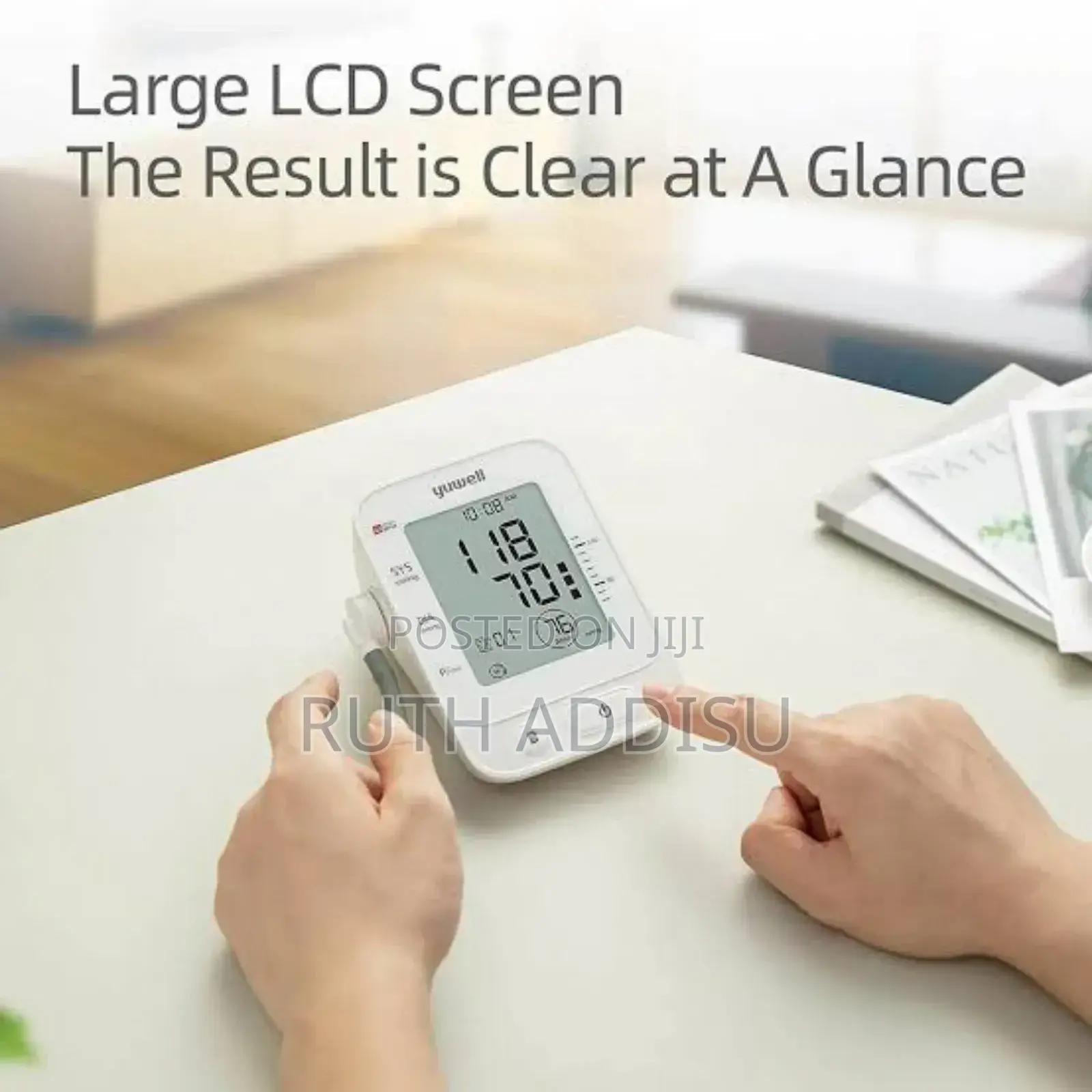 Digital Rechargeable Blood Pressure Measurement