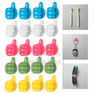 Self Adhesive Silicone Thumb Hooks, Multifunctional Cable Clips